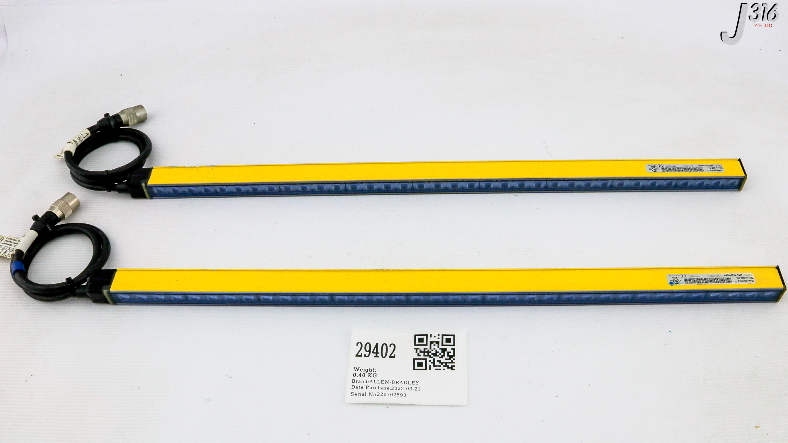 29402 ALLEN-BRADLEY GUARDSHIELD SAFETY LIGHT CURTAIN TRANSM